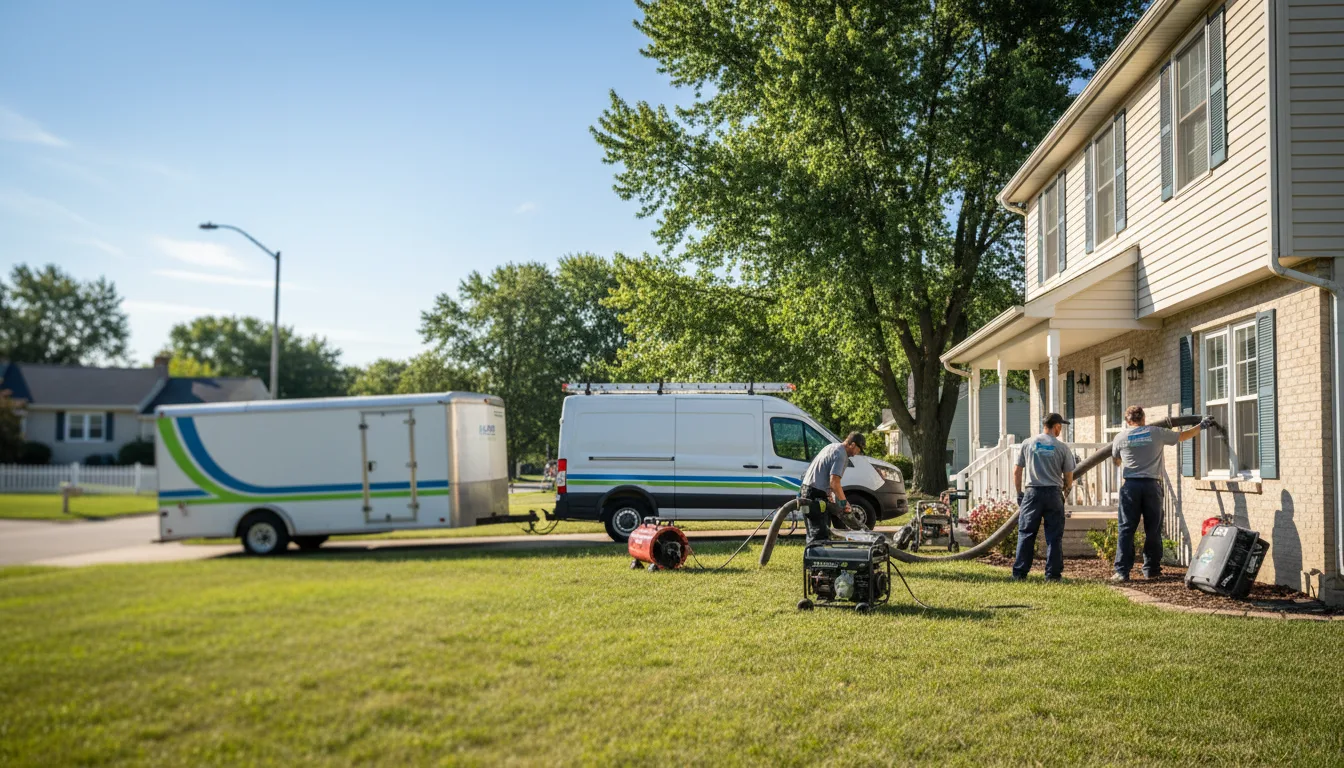 Flooded Basement Restoration And Cleanup With Repair in Spooner, WI near me